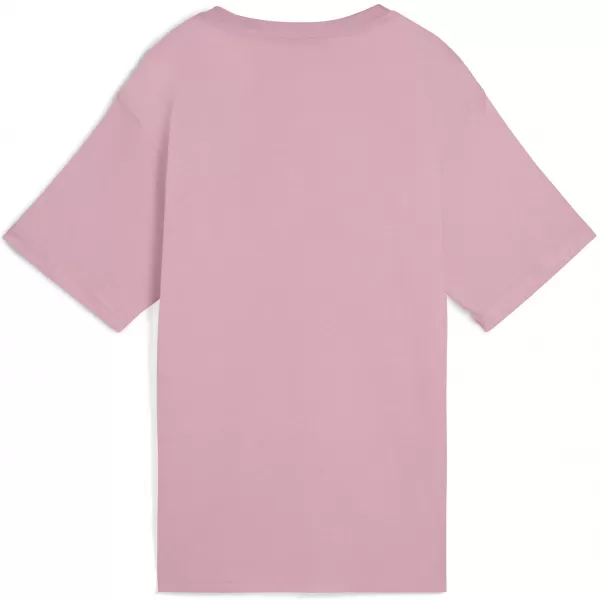  Ženska majica s kratkimi rokavi PUMA ESS NO. 1 LOGO RELAXED TEE 684970-65 URAVNOVEŠENA ROZA 
