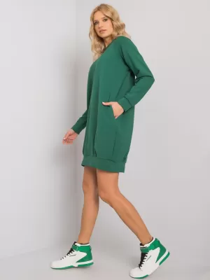 Obleka BASIC FEEL GOOD RV-TU-5184.93P TEMNO ZELENA