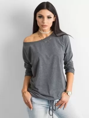 Ženska bluza BASIC FEEL GOOD RV-BZ-4691.36P TEMNO SIVA