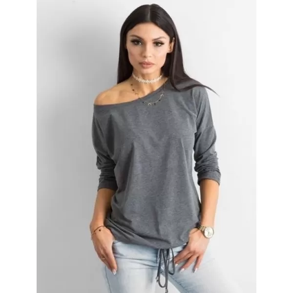  Ženska bluza BASIC FEEL GOOD RV-BZ-4691.36P TEMNO SIVA 