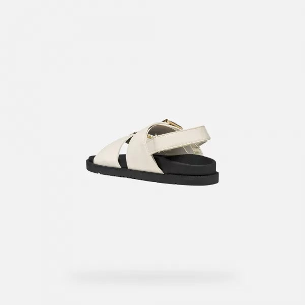  Dekliški sandali GEOX SANDAL FOAMMENTERA J65P0A000BCC1058 KREMASTO 