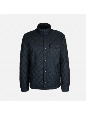 Moška jakna GEOX BARBERIGO G014357 TEMNO MODRA