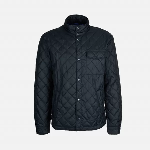 Moška jakna GEOX BARBERIGO G014357 TEMNO MODRA 