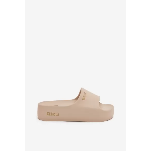  Ženski natikači BIG STAR SS274722 BEIGE Big Star Shoes 
