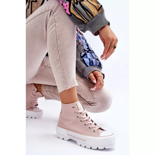  Ženske superge BIG STAR LL274157 NUDE Big Star Shoes 