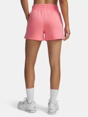 Ženske kratke hlače UNDER ARMOUR RIVAL FLEECE SHORT 1382723-600 ROZA