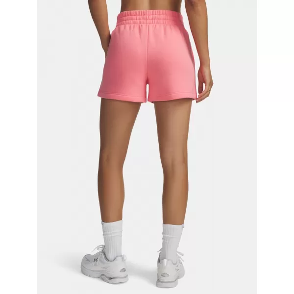  Ženske kratke hlače UNDER ARMOUR RIVAL FLEECE SHORT 1382723-600 ROZA 