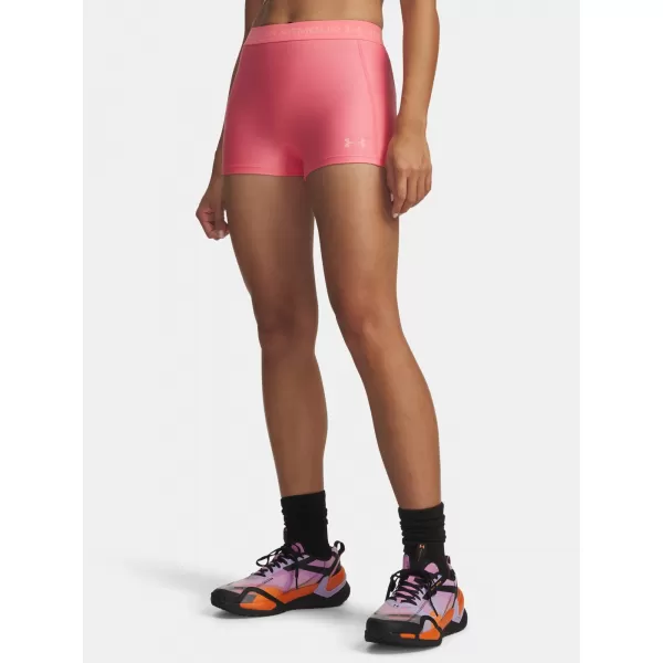  Ženske kratke hlače UNDER ARMOUR HEATGEAR SHORTY 6010725-600 ROZA 