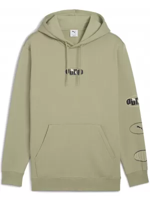Moški pulover PUMA ESS LOGO LAB HOODIE 688180-82 LUKS VOJSKA