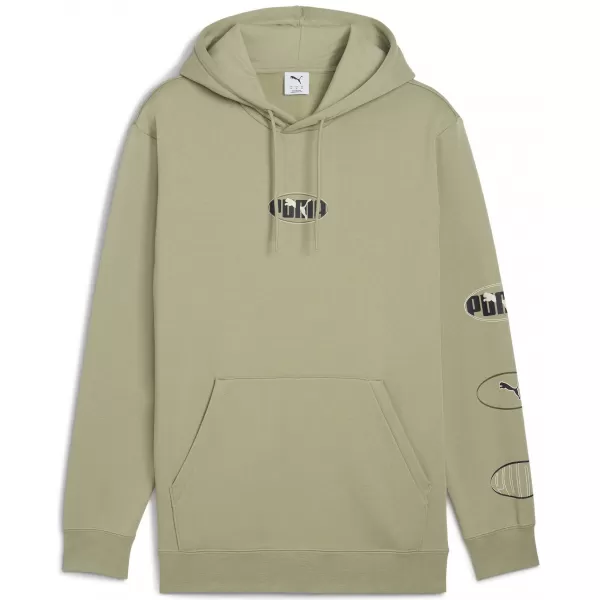  Moški pulover PUMA ESS LOGO LAB HOODIE 688180-82 LUKS VOJSKA 