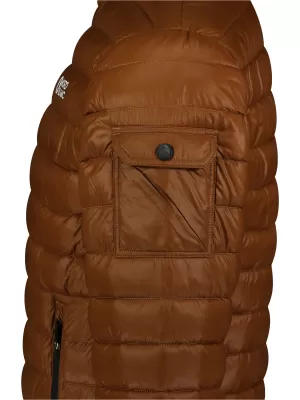 Moška prešita jakna NORDBLANC BURROW NBWJM8261 PUŠTÍKOVA RJAVA