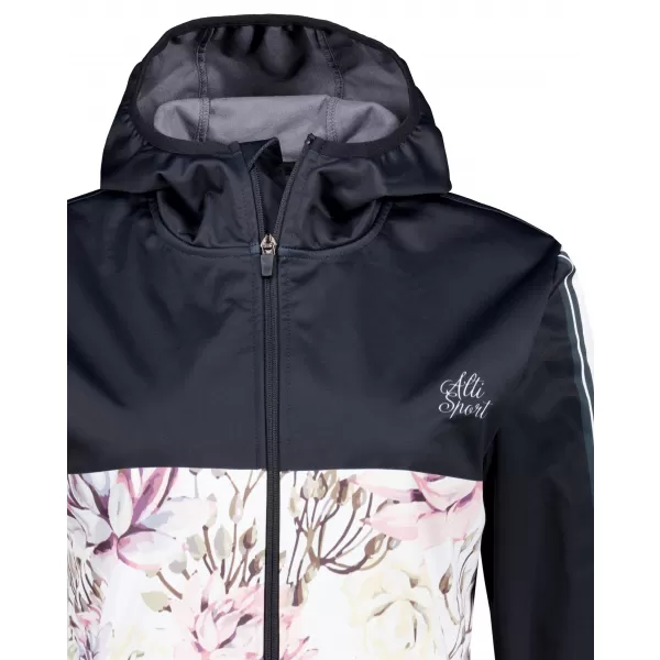  Ženska vrhunska softshell jakna ALTISPORT VOJ/ALW008JACK01 ČRNA 