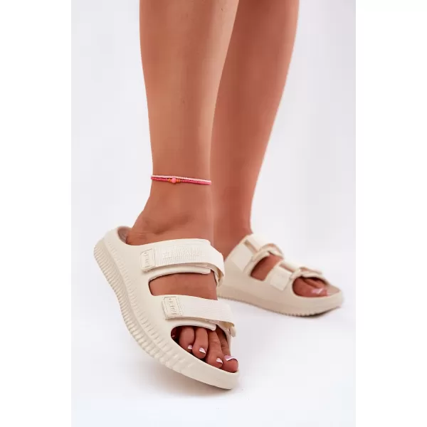  Ženski natikači BIG STAR RR274A529 BEIGE Big Star Shoes 