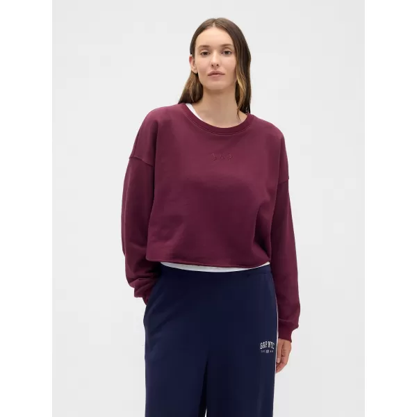  Ženski pulover GAP LOGO SWEATSHIRT 799277-00 TOSKANSKO RDEČE 