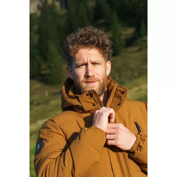  Moška zimska jakna NORDBLANC FYRN NBWJM8257 PUŠTÍKOVA RJAVA 