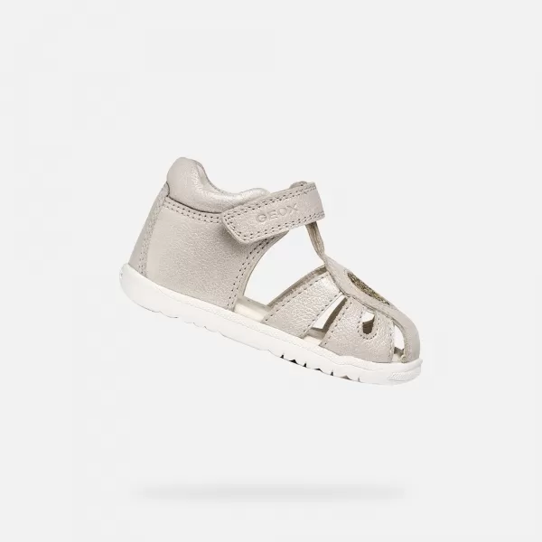  Prvi koraki deklet GEOX SANDAL MACCHIA B654WA0MAEWC0262 SIVA 