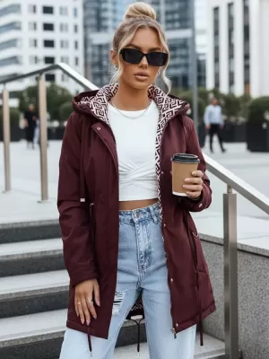 Ženska jakna DSTREET TY5349 BORDO