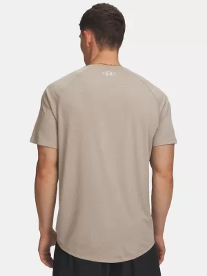 Moška majica s kratkimi rokavi UNDER ARMOUR UA TECH TEXTURED SS 1382796-203 RJAVA