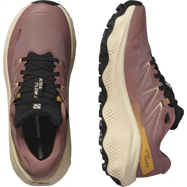  Ženski čevlji SALOMON ULTRA FLOW 2 GTX W L47884500 BURLWOOD/NEŽNA BRESKEV/TOPLA MARELICA 
