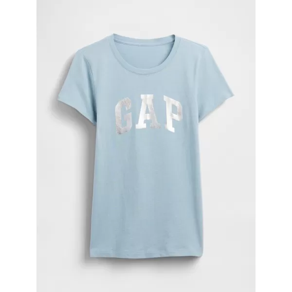  Ženska majica s kratkimi rokavi GAP LOGO TEE 843334-00 ELITNO MODRA 