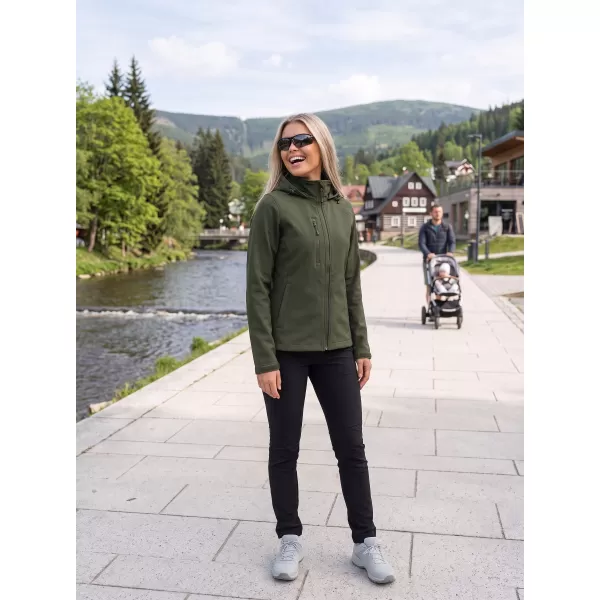  Ženska softshell jakna ALTISPORT NoPrint NP/ALW945 VOJAŠKI 