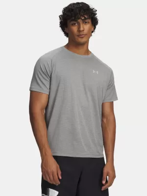 Moška majica s kratkimi rokavi UNDER ARMOUR TECH TEXTURED SS 1382796-709 ZELENA