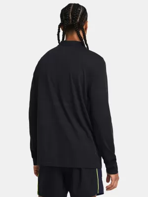 Moška majica s kratkimi rokavi UNDER ARMOUR VANISH ELITE SEAMLESS 1/4 ZP 1382798-001 ČRNA