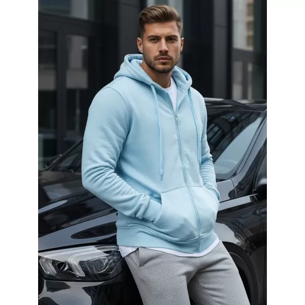  Moški pulover DSTREET BX4246 SVETLO MODRA 