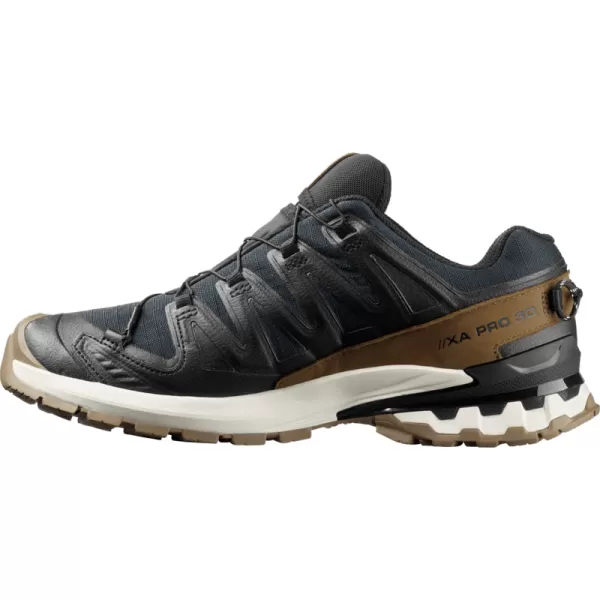  Moški čevlji SALOMON XA PRO 3D V9 GTX LIFELONG M L47963800 ČRNA/KOJOTSKO RJAVA/VANILIJEV LED 
