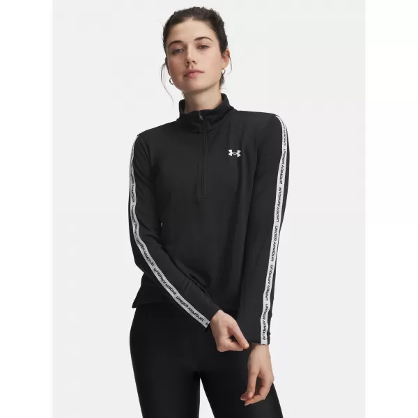  Ženski pulover UNDER ARMOUR UA TECH WM TAPE HALF ZIP 6005100-004 ČRNA 