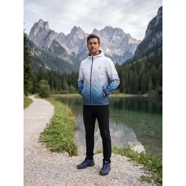  Moška vrhunska softshell jakna ALTISPORT VOJ/ALM126JACK01 MORNARSKO MODRA/BELA 