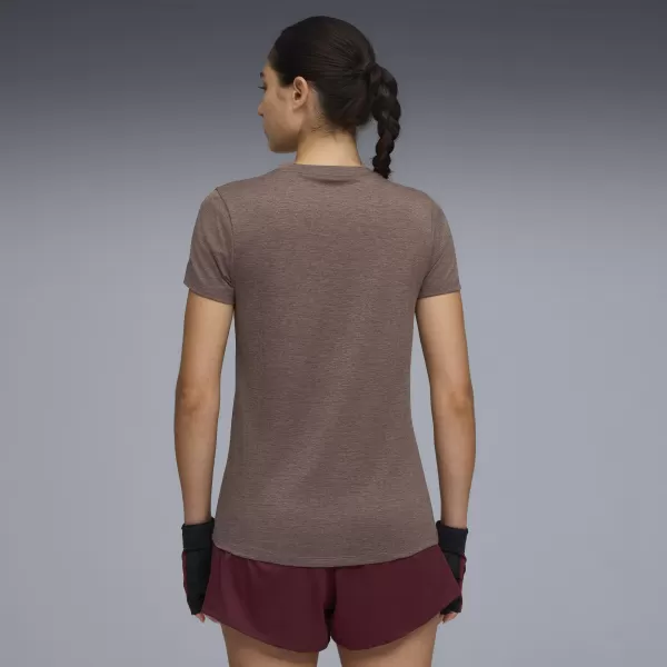  Ženska majica s kratkimi rokavi PUMA W TAD ESSENTIAL HEATHER TEE 525891-88 ROZIN HEATHER 