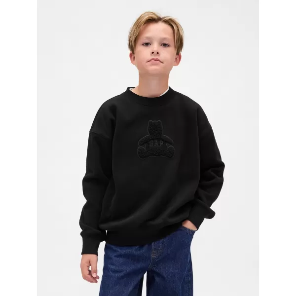  Otroški pulover GAP CREW RELAXED SWEATSHIRT 844233-00 ČRNA 