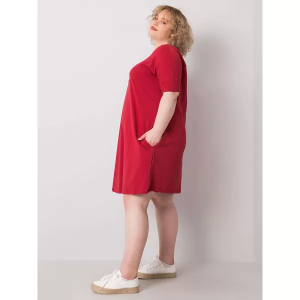  Obleka BASIC FEEL GOOD RV-SK-6639.02X BORDO 