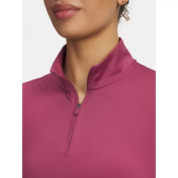  Ženska majica s kratkimi rokavi UNDER ARMOUR UA DRIVE 1/4 ZIP 6003797-659 RDEČA 