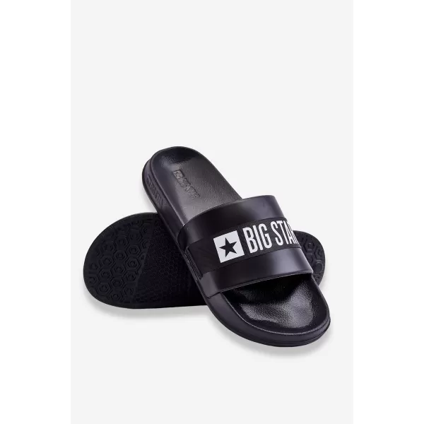  Moški natikači BIG STAR LL174458 BLACK Big Star Shoes 