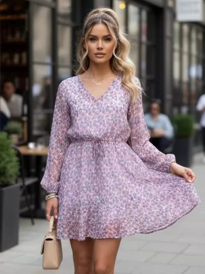 Obleka DSTREET EY2366 BELA