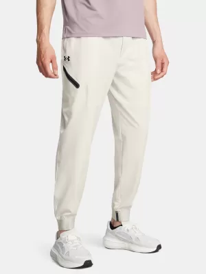 Moške trenirke UNDER ARMOUR UNSTOPPABLE JOGGERS 1388823-110 BELA