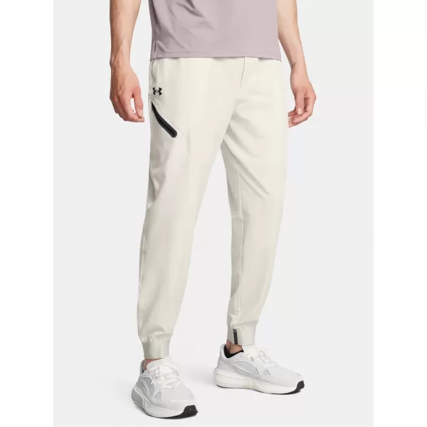  Moške trenirke UNDER ARMOUR UNSTOPPABLE JOGGERS 1388823-110 BELA 