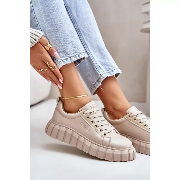  Ženski čevlji BIG STAR MM274618 BEIGE Big Star Shoes 