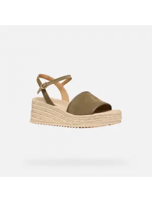 Ženske sandale GEOX ALEMERIA G012886 KAKI