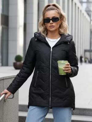 Ženska jakna DSTREET TY5611 ČRNA