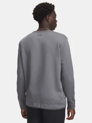 Moški pulover UNDER ARMOUR UA M SWEATER FLEECE CREW 6003723-025 SIVA
