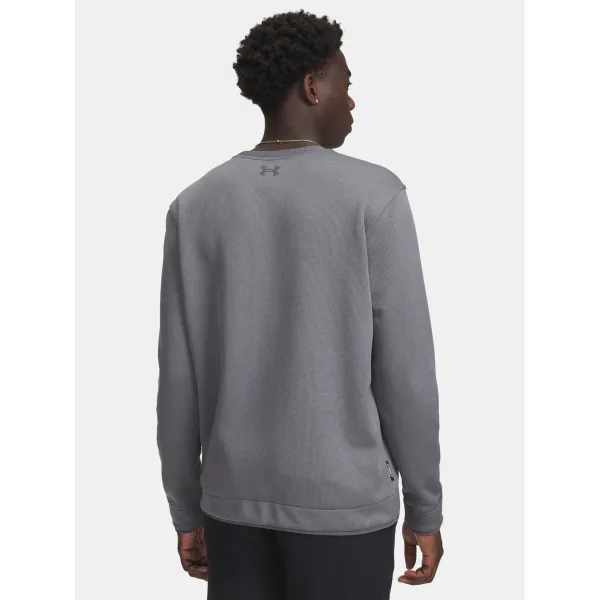  Moški pulover UNDER ARMOUR UA M SWEATER FLEECE CREW 6003723-025 SIVA 
