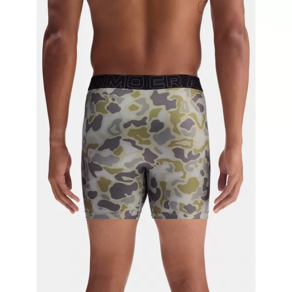  Moške boksarice UNDER ARMOUR UA PERFORMANCE TECH - PRINT 6IN - 1PK 1383875-069 TITAN 