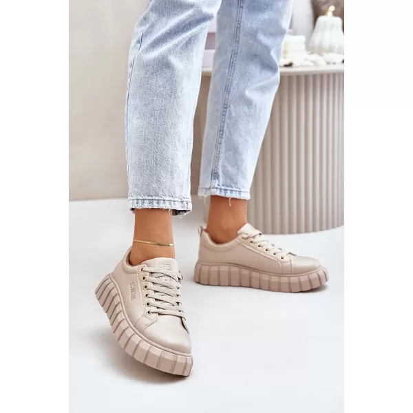  Ženski čevlji BIG STAR MM274618 BEIGE Big Star Shoes 