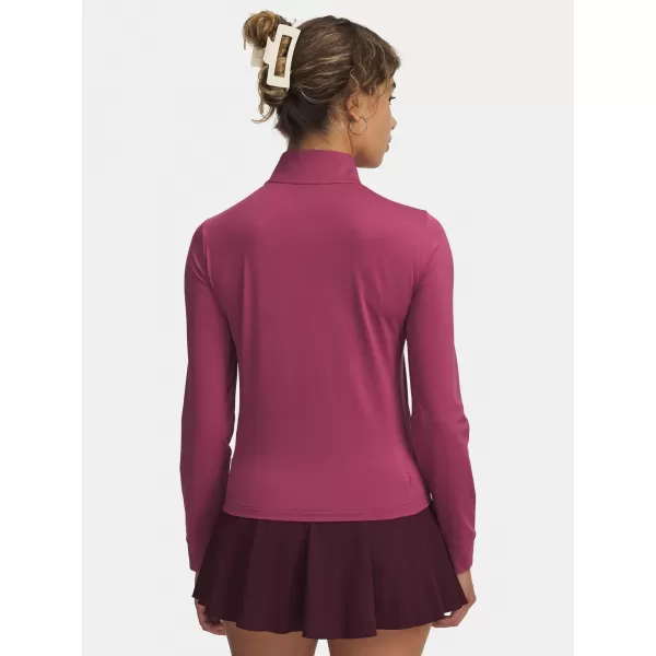  Ženska majica s kratkimi rokavi UNDER ARMOUR UA DRIVE 1/4 ZIP 6003797-659 RDEČA 