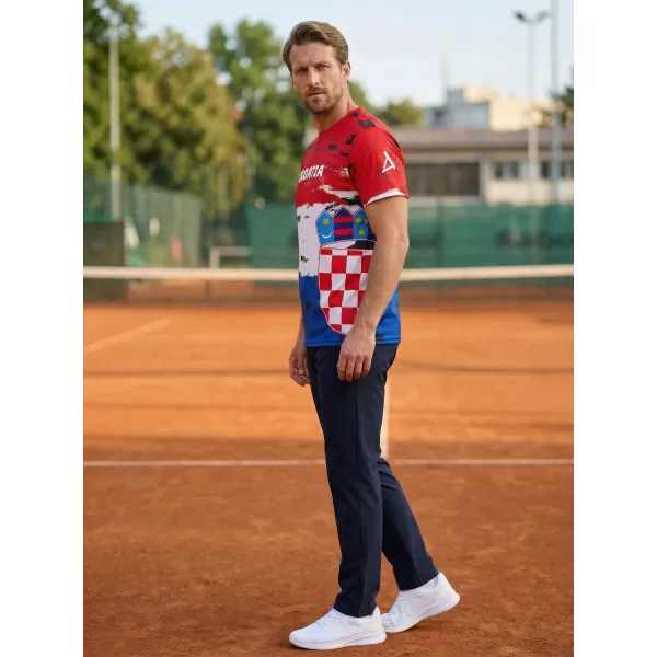  Moška vrhunska majica s kratkimi rokavi ALTISPORT VOJ/ALM036HR/TR01 HRVAŠKA 