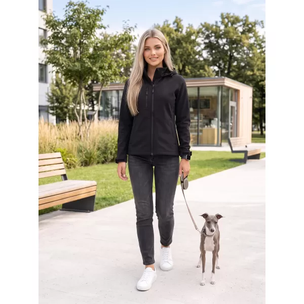  Ženska softshell jakna ALTISPORT NoPrint NP/ALW945 ČRNA 