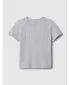 Otroška majica s kratkimi rokavi GAP LOGO GRAPHIC TEE 454294-01 SIVE SNOVI